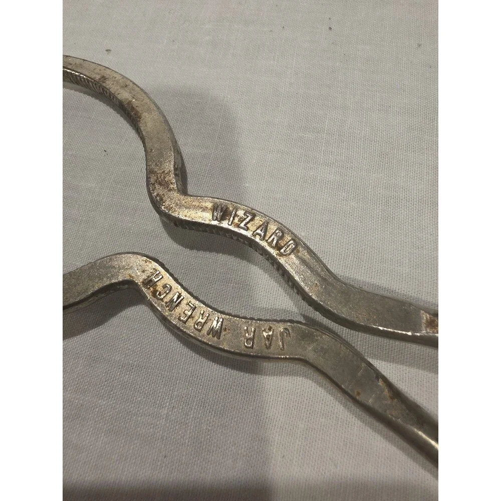 Vintage Wizard Jar Wrench Metal Opener Canning Tool Kitchen Utensil Farmhouse